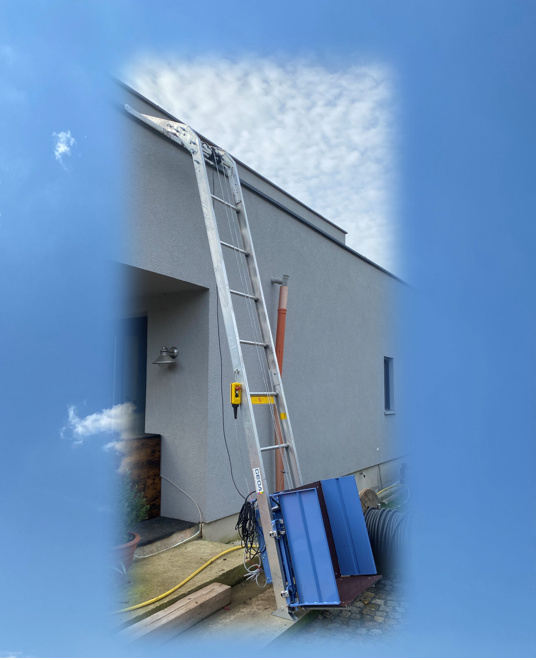 Schrägaufzug, Dachdeckerlift, Vermietung in Werdau Zwickau Reichenbach Crimmitschau